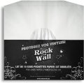 ROCK ON WALL 10 X LP 12 INCH PAPER INNER SLEEVE ANTISTATIC EDGED INCL CENTER HOLE - WHITE - ROCK ON WALL