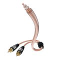 In-Akustik Star Audio Cable Y-Sub RCA-2RCA 10.0m #00308310