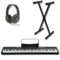 Комплект клавишных Artesia Performer Black SET 1 (цифровое пианино, стойка, наушники)