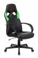 Zombie RUNNER GREEN (Game chair RUNNER black/green eco.leather cross plastic)