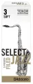 D'Addario WOODWINDS RSF05TSX3M Select Jazz Filed Tenor Saxophone Reeds, 3M, 5 BX