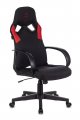 Zombie RUNNER RED (Game chair RUNNER black/red textile/eco.leather cross plastic)
