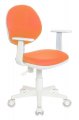 Бюрократ CH-W356AXSN/15-75 (Children chair Ch-W356AXSN orange 15-75 cross plastic plastik белый)