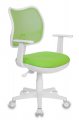 Бюрократ CH-W797/SD/TW-18 (Children chair Ch-W797 l-green TW-03A seatl-green TW-18 mesh/fabric cross plastic plastik б)
