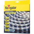 Navigator 71 762 NLS-3528CW60-4.8-IP20-12V R5 4.8Вт/м71762 (5 м)