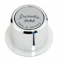 Acoustic Solid Single Adapter, polished