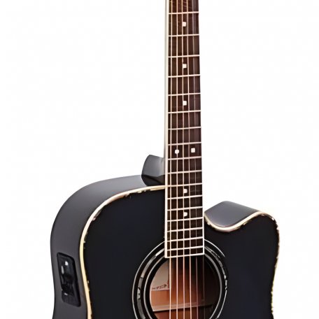 Электроакустическая гитара Cort AD880CE-BK-BAG