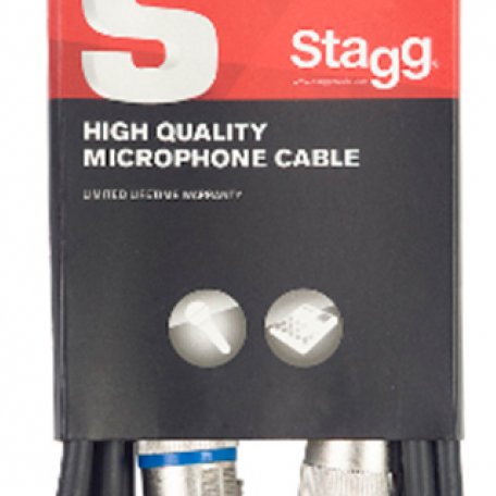 Микрофонный кабель Stagg SMC1 BL