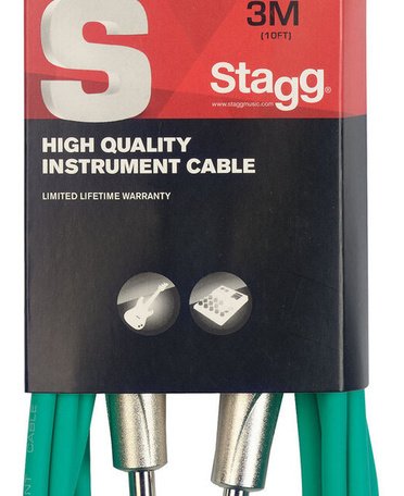 Гитарный кабель Stagg SGC3DL CGR
