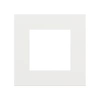 Ekinex Квадратная плата Fenix NTM, EK-SQG-FBM,  серия Surface,  окно 55х55,  цвет - Белый Мале