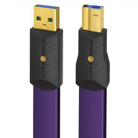 Распродажа (распродажа) USB-кабель Wire World Ultraviolet 8 USB 3.0 A-B Flat Cable (U3AB2.0M-8) 2.0м (арт.308912), ПЦС