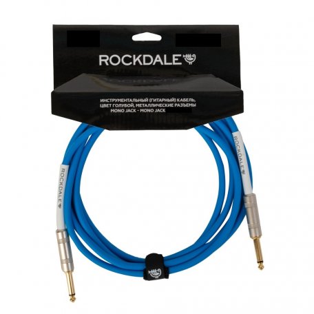 Инструментальный кабель ROCKDALE Wild C5 Blue