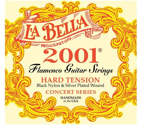Струны для классической гитары La Bella 2001 Flamenco Hard