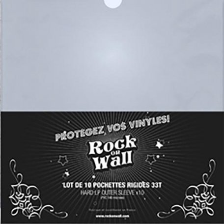 10 X PVC 12 INCH OUTER SLEEVE STANDARD - 140 MICRON - ROCK ON WALL