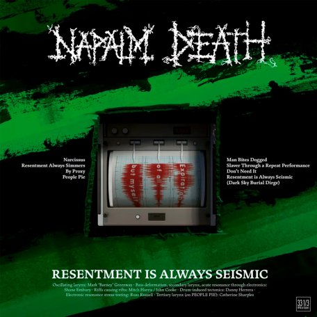 Виниловая пластинка Napalm Death - Resentment is Always Seismic - a final throw of Throes (180 Gram Black Vinyl)