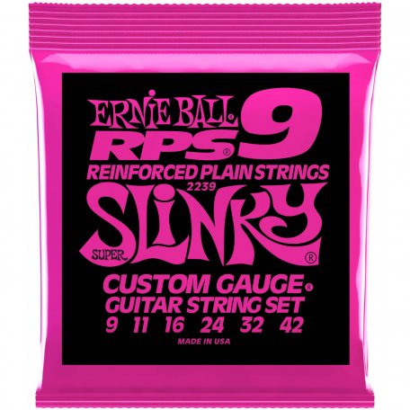 Струны для электрогитары Ernie Ball 2239 RPS9 Super Slinky