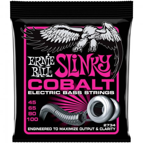 Струны для бас-гитары Ernie Ball 2734 Slinky Cobalt Super Bass
