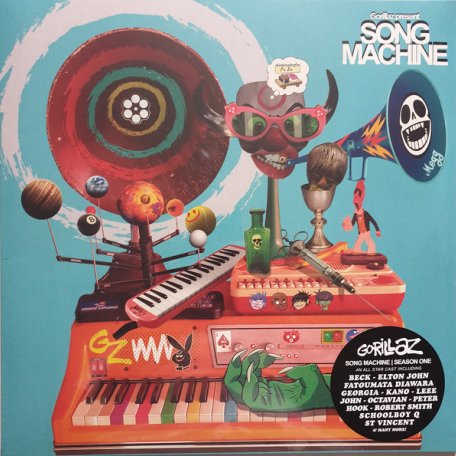 Виниловая пластинка Gorillaz — GORILLAZ PRESENTS SONG MACHINE, SEASON 1 (Black Vinyl)
