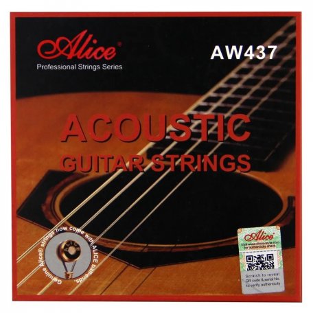 Струны для акустической гитары Alice AW437-SL