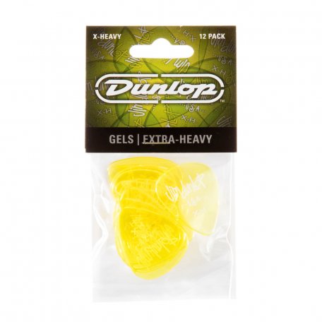 Медиаторы Dunlop 486PXH Gels X-H Yellow (12 шт)