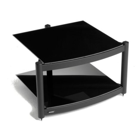 Стойка под Hi-Fi Atacama Equinox 2 Shelf Base Module Hi-Fi black/piano black glass (базовый модуль)