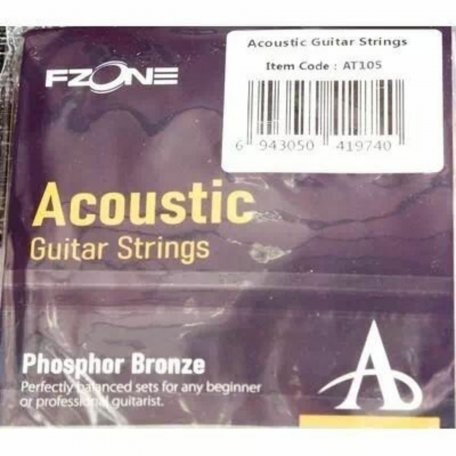 Струны для акустической гитары FZONE AT105