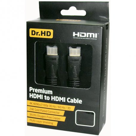HDMI кабель Dr.HD 1.8m. Premium (005002031)
