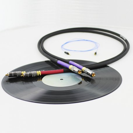 дубль Кабель межблочный аудио Tellurium Q Black Phono RCA, 1m