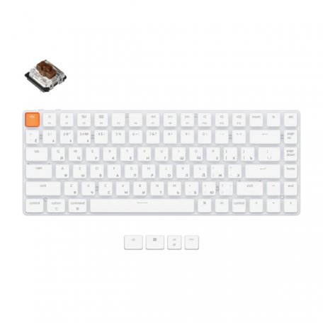 Беспроводная механическая клавиатура Keychron K3, Gateron Brown Switch