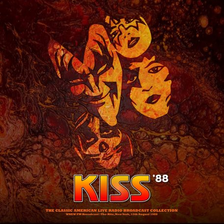 Виниловая пластинка Kiss - Live At The Ritz New York 1988 (ORANGE/RED SPLATTER  Vinyl LP)