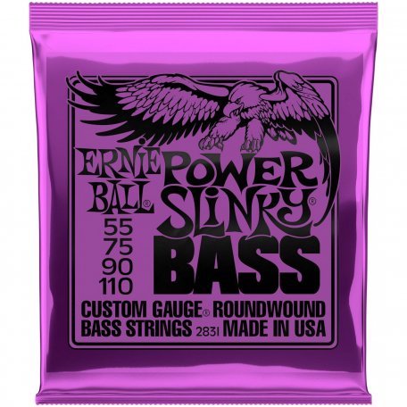 Струны для бас-гитары Ernie Ball 2831 Power Slinky Nickel Wound Bass