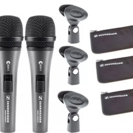 Микрофоны Sennheiser 3-PACK e835-S