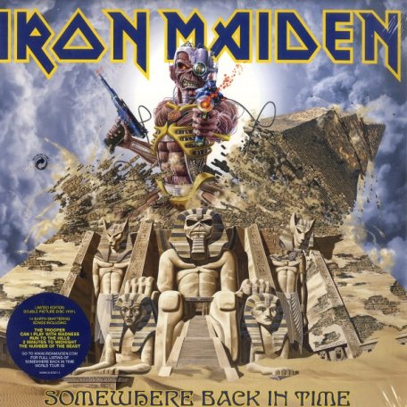 Виниловая пластинка Iron Maiden SOMEWHERE BACK IN TIME: THE BEST OF 1980-1989 (Picture disc/180 Gram)