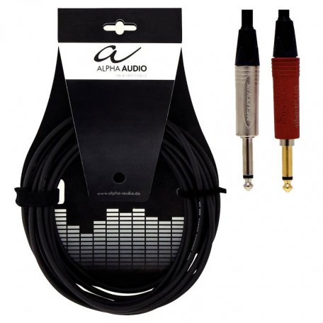Инструментальный кабель Alpha Audio Peak Line Jack 6.3mm - Jack Silent 6.3mm, 6 м