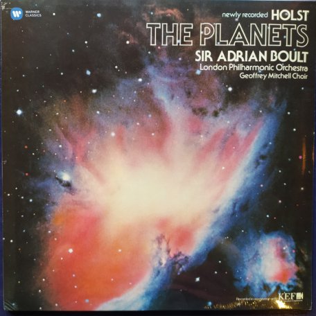 Виниловая пластинка WMC SIR ADRIAN BOULT, HOLST: THE PLANETS (LP 180 GR. standard sleeve - black vinyl - no download code)