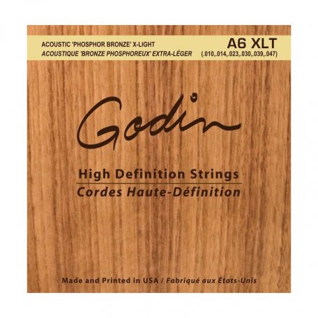 Струны для акустической гитары Godin A6 XLT 008988