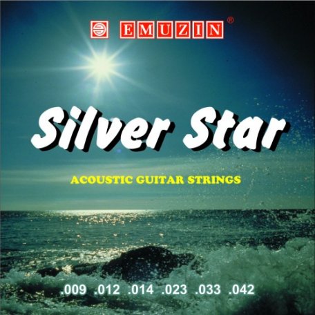 Струны для акустической гитары Emuzin 6СС-02 SILVER STAR