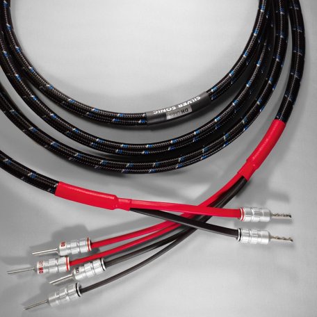 Акустический кабель DH Labs Q-10 Signature speaker cable bi-wire(2x4), locking banana 2,5m