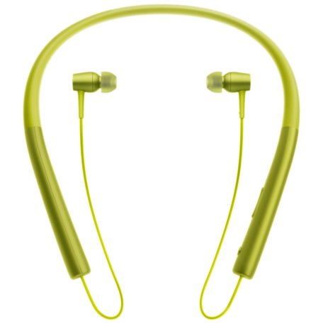 Наушники Sony h.ear in Wireless lime yellow