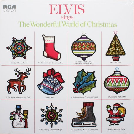 Виниловая пластинка Elvis Presley - Elvis Sings The Wonderful World Of Christmas (Black Vinyl LP)