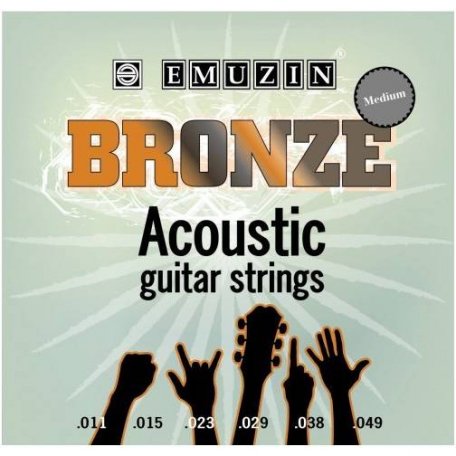 Струны для акустической гитары Emuzin 6PB 11-49 BRONZE