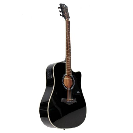 Трансакустическая гитара Kepma D1CE K10 Black Matt