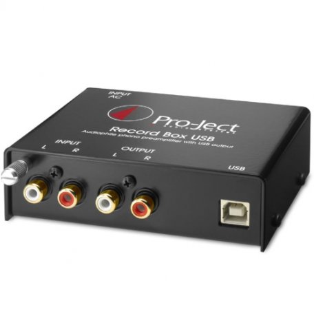 Фонокорректор Pro-Ject Record Box USB (встроенный ЦАП) black