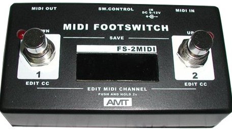 MIDI-футсвитч AMT Electronics FS-2-M