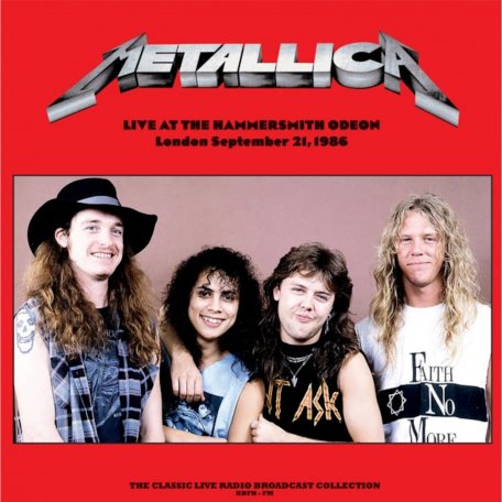 Виниловая пластинка Metallica – Live At The Hammersmith Odeon (London 1986) (CLEAR/RED SPLATTER Vinyl LP)