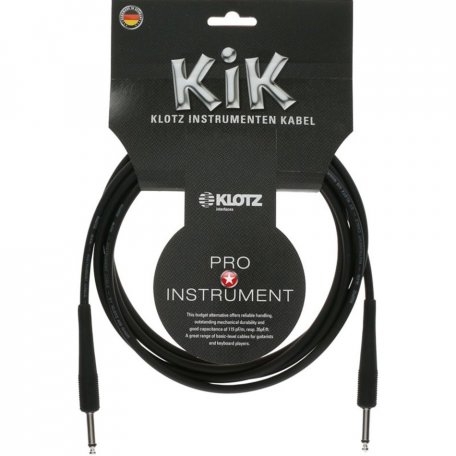 Инструментальный кабель Klotz KIK3 0PPSW