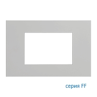 Ekinex Плата FF прямоугольная 68х45, EK-PRG-FGE,  материал - Fenix NTM,  цвет - Серй Эфес