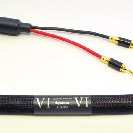 Акустический кабель Purist Audio Design Aqueous Aureus Bi-Wire 2.0m (banana) Luminist Revision