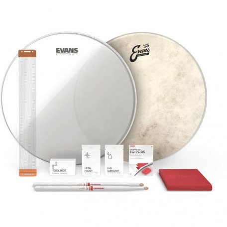 Пластики Evans ESTUK-14C7-1 Evans Calftone Snare Tune Up Kit