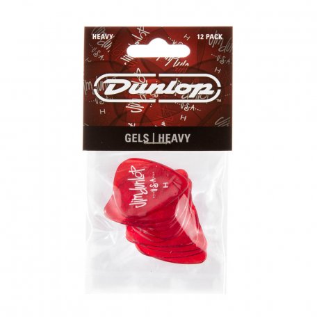 Медиаторы Dunlop 486PHV Gels H Red (12 шт)
